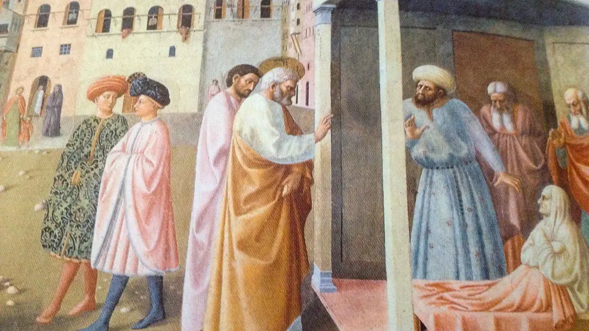 Masaccio frescoes in the Brancacci Chapel, entrance ticket with audio guide in the Oltrarno, Florence